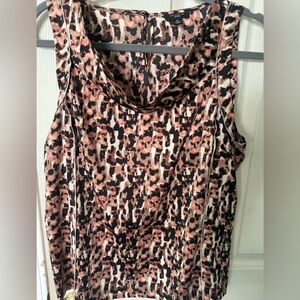 Ann Taylor leopard print blouse